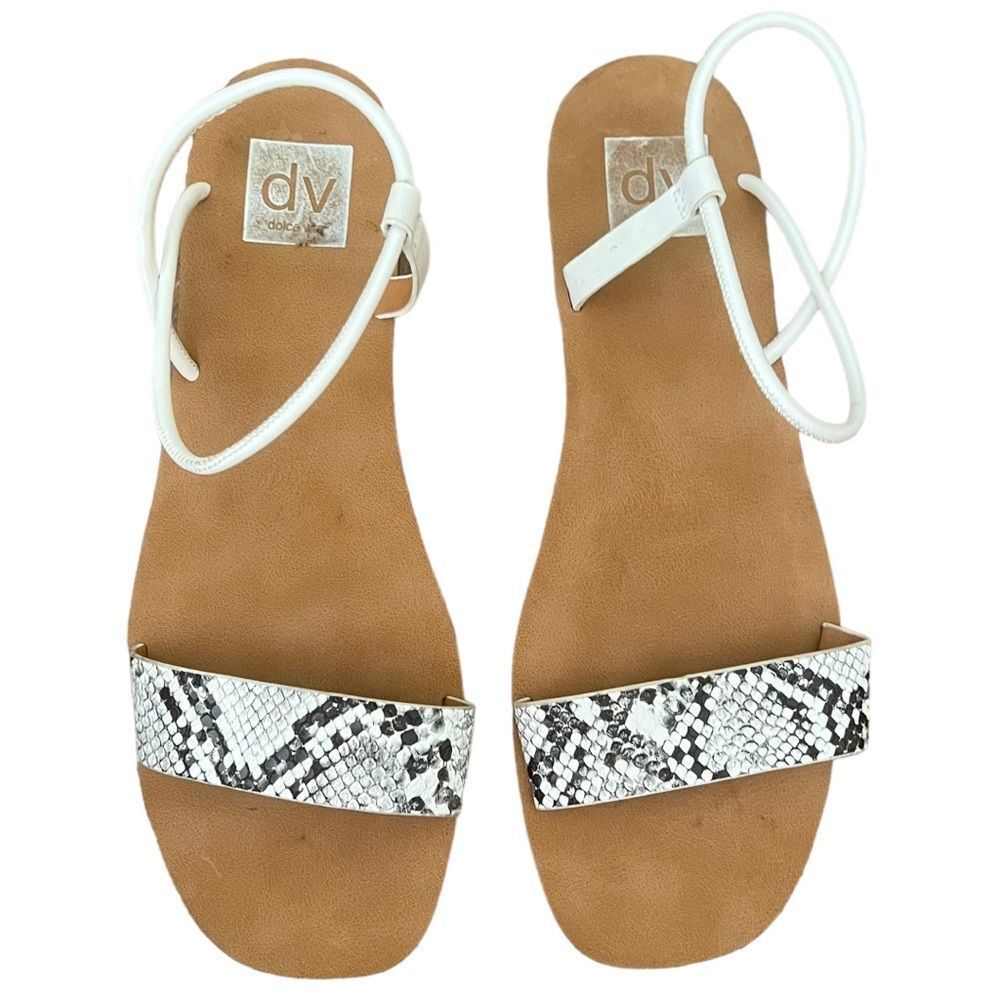Dolce Vita Luther Snakeskin Sandals Women’s 8.5 EUC